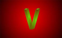 字母v