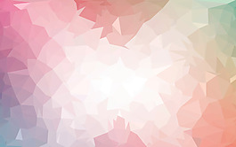 酷炫 晶格化 曲線 抽象幾何體海報背景