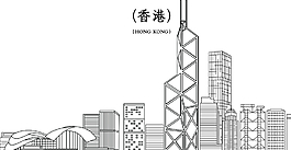 香港標志性建筑圖片