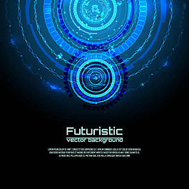 科幻風背景V1矢量圖片