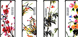 梅蘭竹菊?qǐng)D片