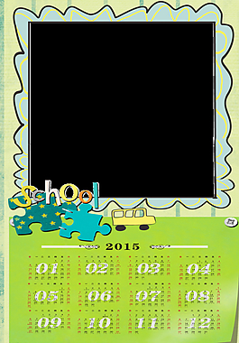 2015年最新PSD年歷圖片