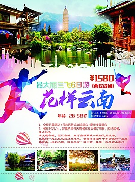 云南旅行海报