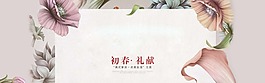 淘寶春季家居店鋪燈具海報素材