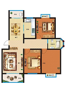 PSD戶型圖71
