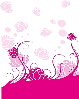 玫瑰花矢量圖