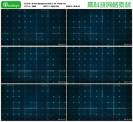高科技主題的線條線框背景視頻素材06