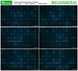 高科技主題的線條線框背景視頻素材07