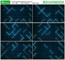 高科技主題的線條線框背景視頻素材08