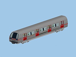 地鐵 火車 3Dmax模型 交通工具模型