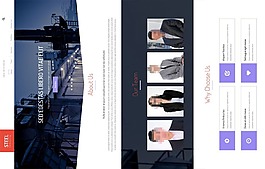 鋼鐵行業(yè)網(wǎng)站模板