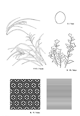 矢量花 底紋圖片