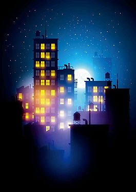 夜景設(shè)計(jì)圖