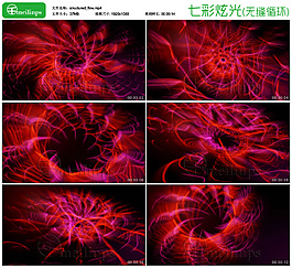 七彩動(dòng)感的動(dòng)態(tài)背景24 無(wú)縫循環(huán)