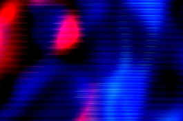 红蓝百叶窗特效下的动态视频素材