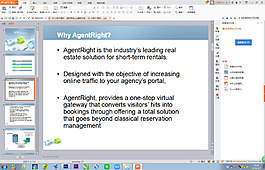 藍色商務ppt模板標簽