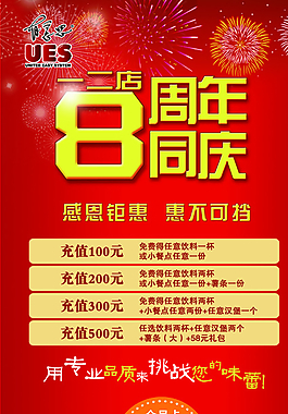 周年慶展架圖片