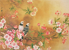 喜慶花鳥