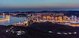 城市夜景背景圖片