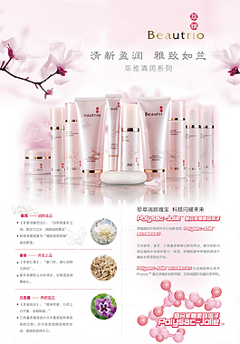護膚品海報