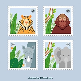 野生動物郵票
