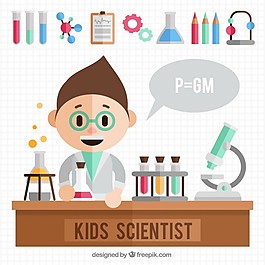 科學家通過實驗設計的孩子