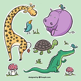 平的動物系列