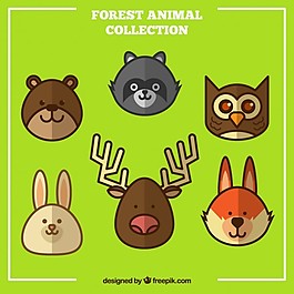 平板森林動物收藏