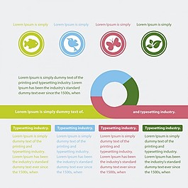 生態infography顏色