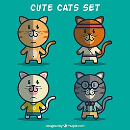 可爱的猫设置