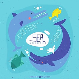 說明海洋動物