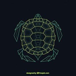 抽象的幾何龜