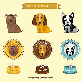 狗的插圖