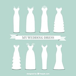 婚纱礼服的集合