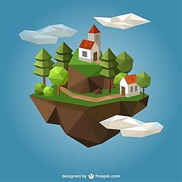 多邊形的鄉(xiāng)村別墅