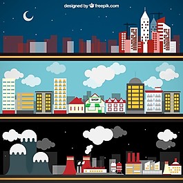 城市的旗幟