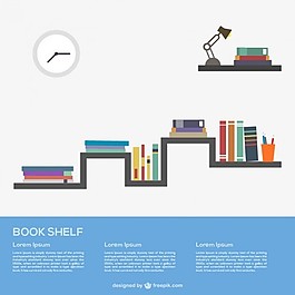 書架上的書