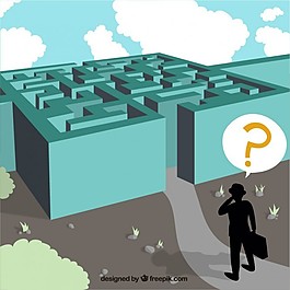 商人與迷宮插圖