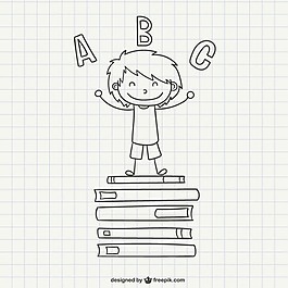 小学生涂鸦