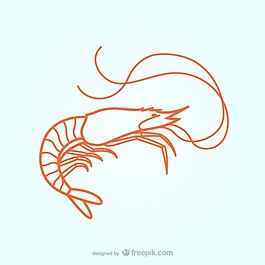 龍蝦的插圖