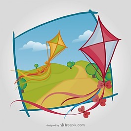 風(fēng)箏與自然景觀