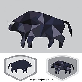 多邊形的黑公牛
