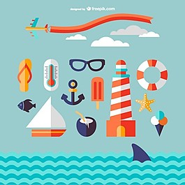 海洋旅游圖標(biāo)