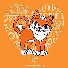 喜欢橙色的猫