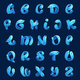 创意英文字母