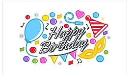 氣球和圣誕帽AI圖片