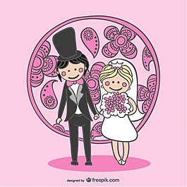 新婚夫婦