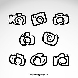 手繪相機(jī)標(biāo)識(shí)