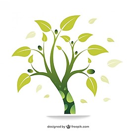 生態綠化樹向量