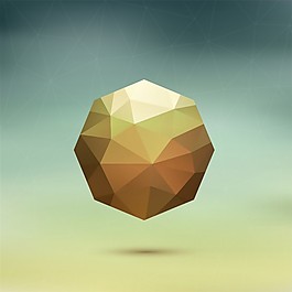 在模糊的背景幾何八角